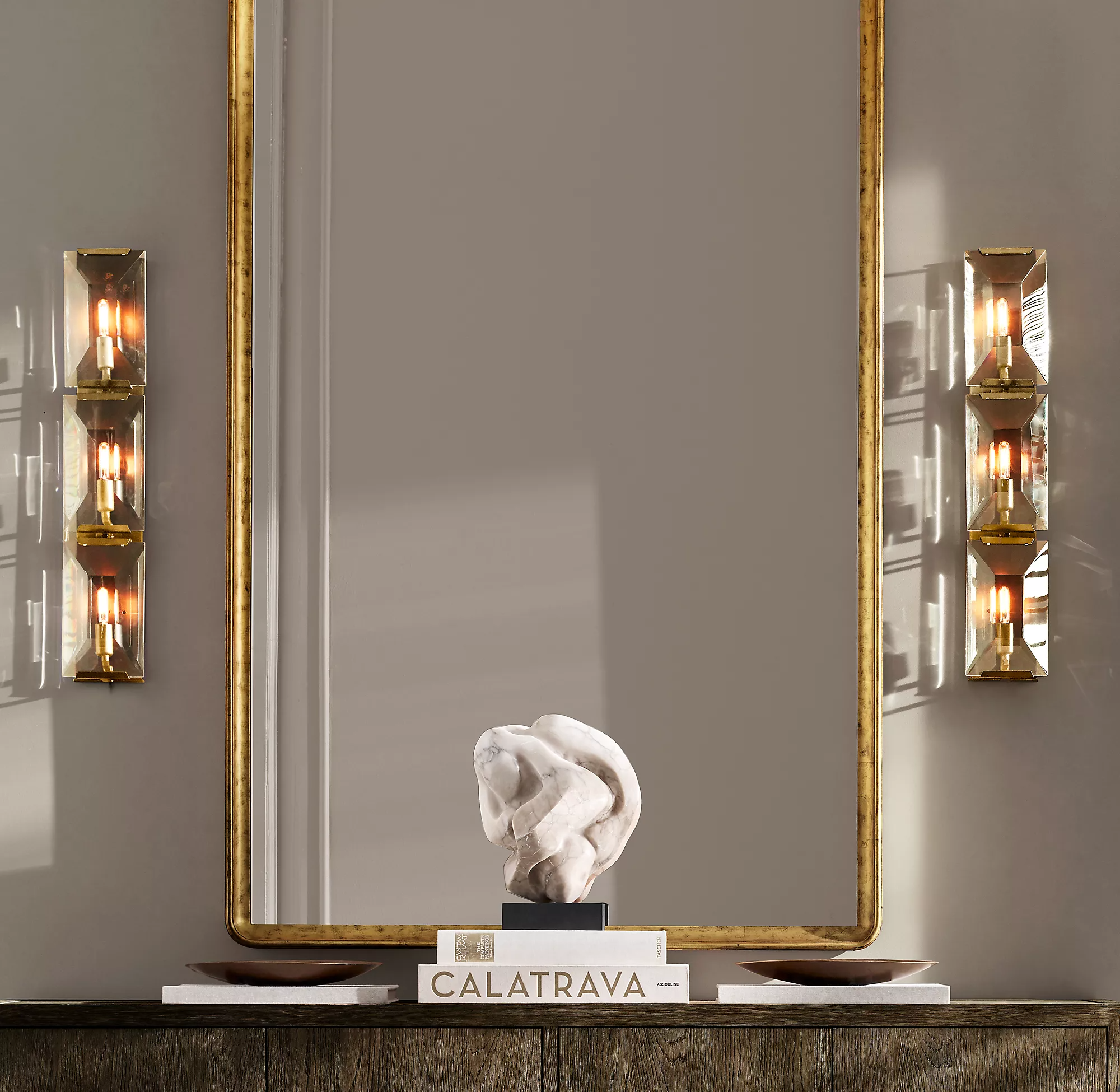 Harlow Crystal Triple Sconce-konalight