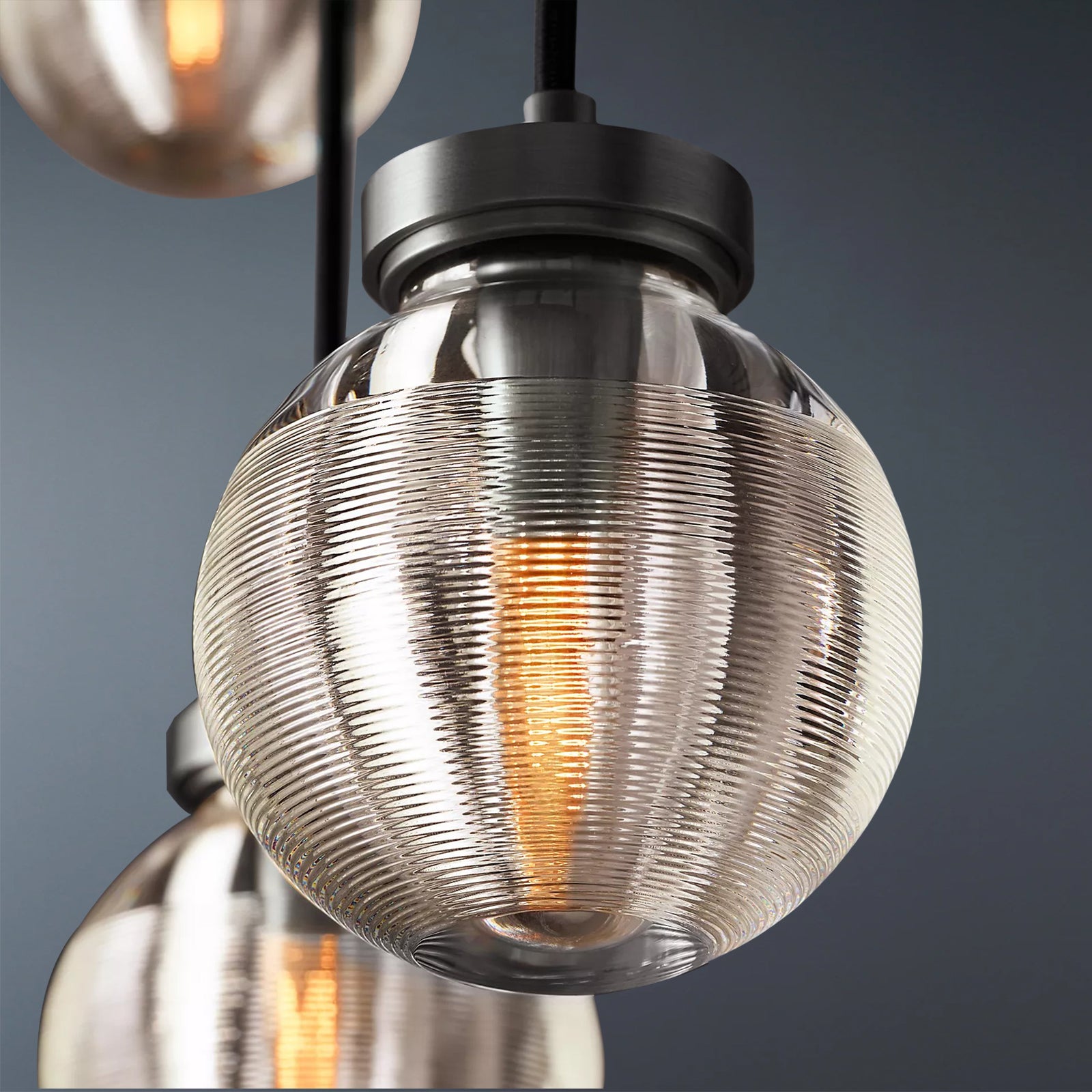 Pearl Linear Chandelier Vintage Light Fixture 36"-konalight