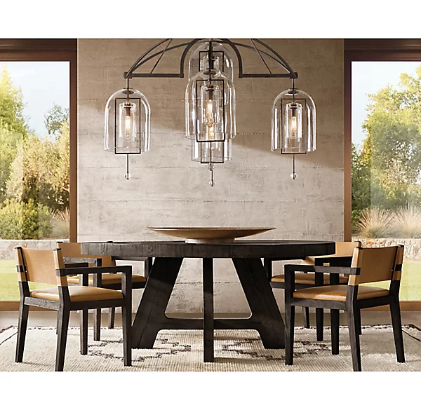 Fulcrum Round Chandelier 73" For Living Room-konalight