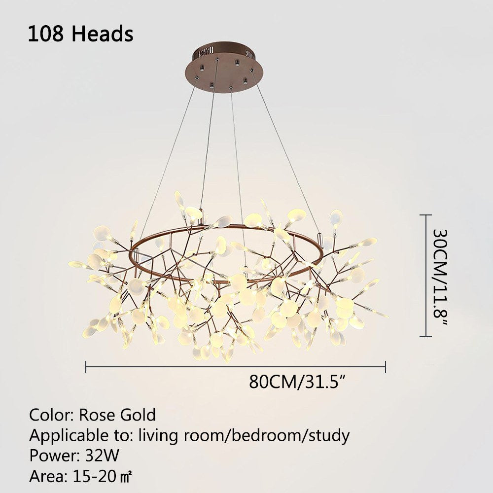 Eloer Branch Firefly Chandelier for Living Room