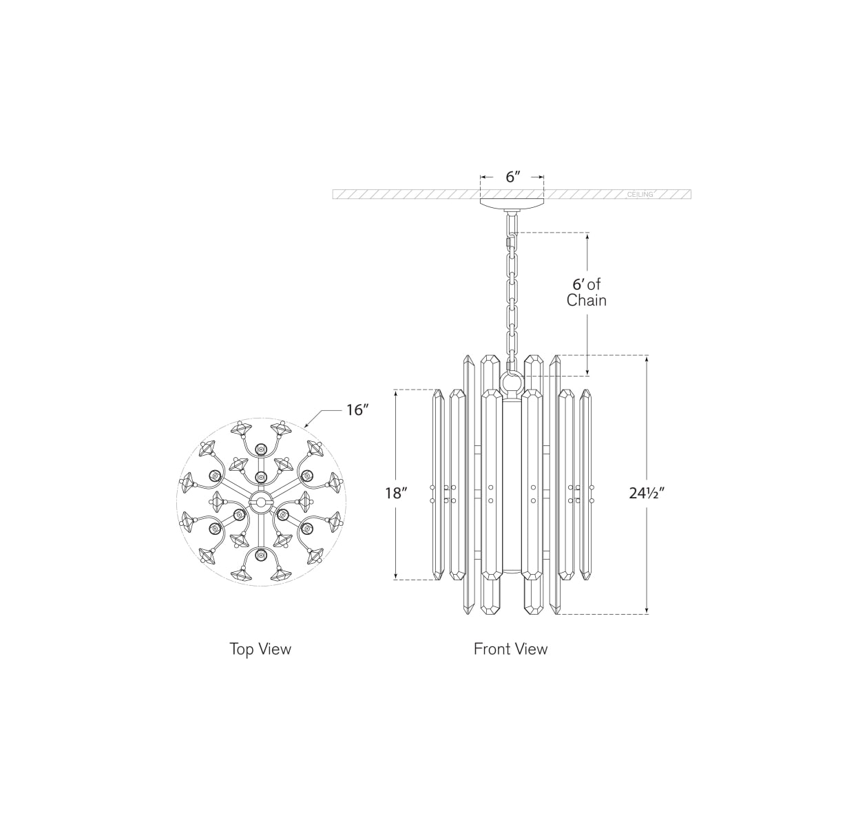 Bonning Crystal Chandelier 12 Light-konalight