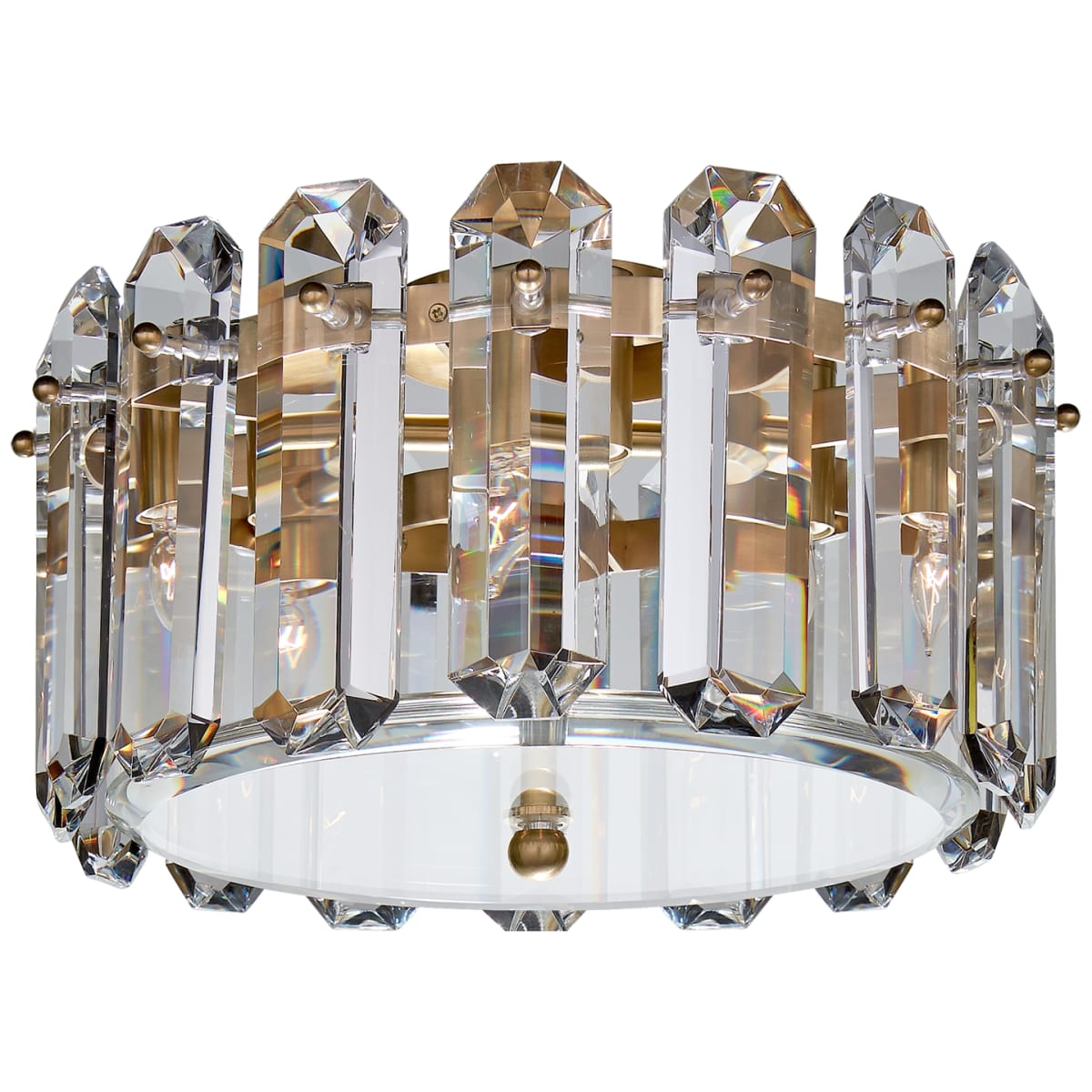Bonning Crystal 14" Flush Mount-konalight