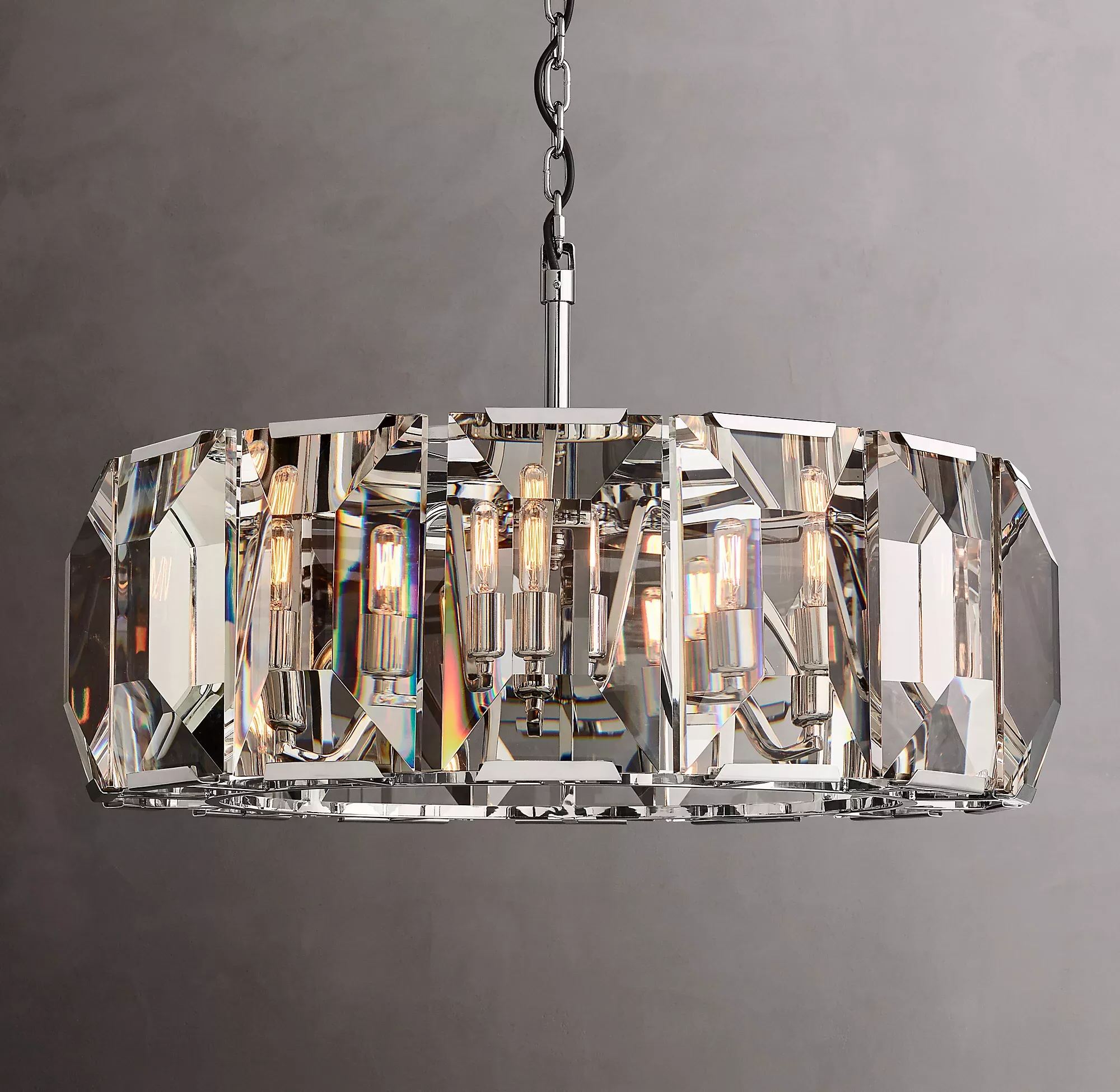 Harlow Crystal Round Chandelier 19"/31"/43"-konalight