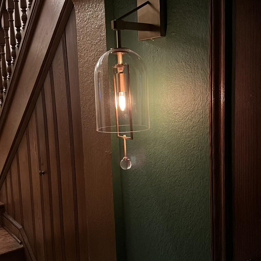Fulcrum Glass Wall Sconce 24"