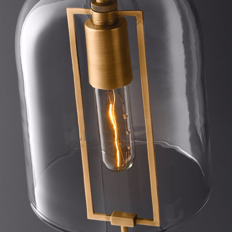 Fulcrum Utilitaire Design Sense Grand Pendant Light 15" For Living Roo