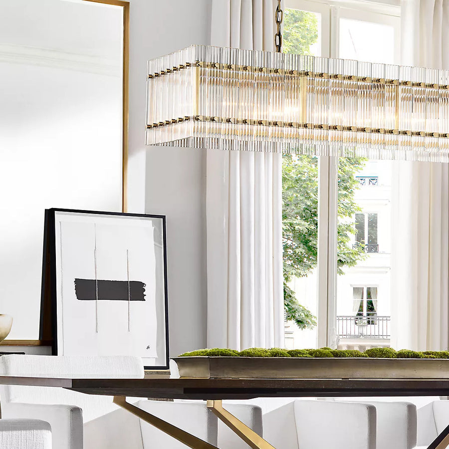 Modern San Marcol Cake Linear Luxury Chandelier 72"