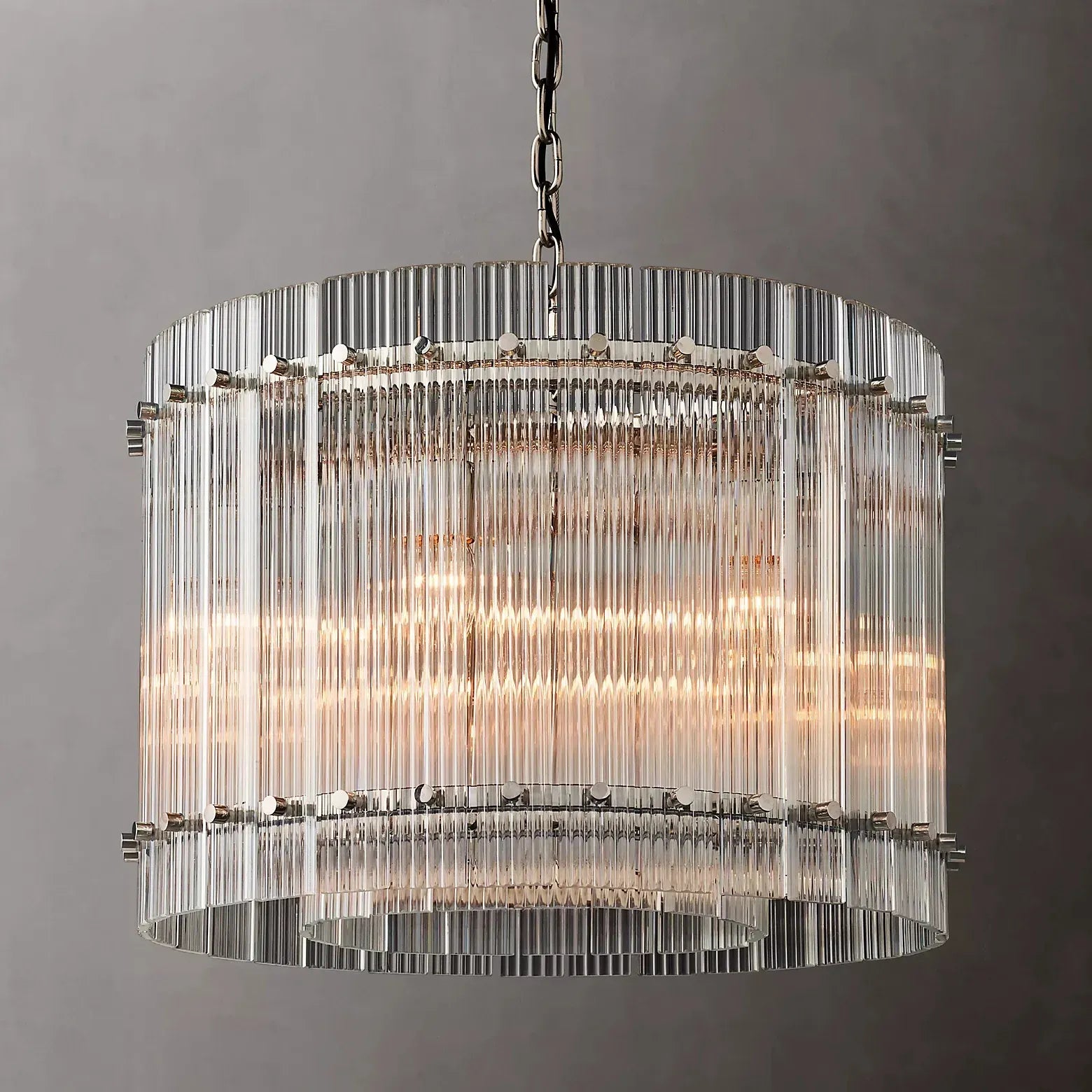 Modern San Marcol Cake Round Luxury Chandelier 22"