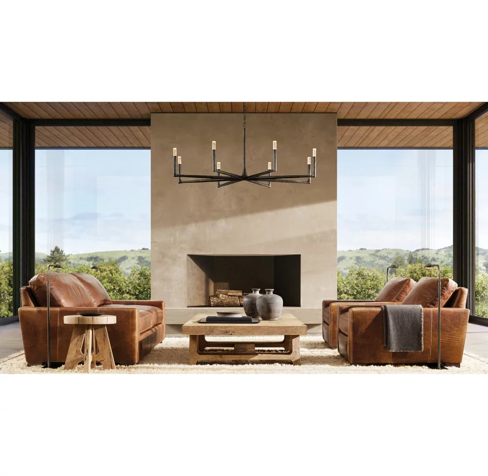 Thaddeus Round Chandelier 60" For Living Room-konalight