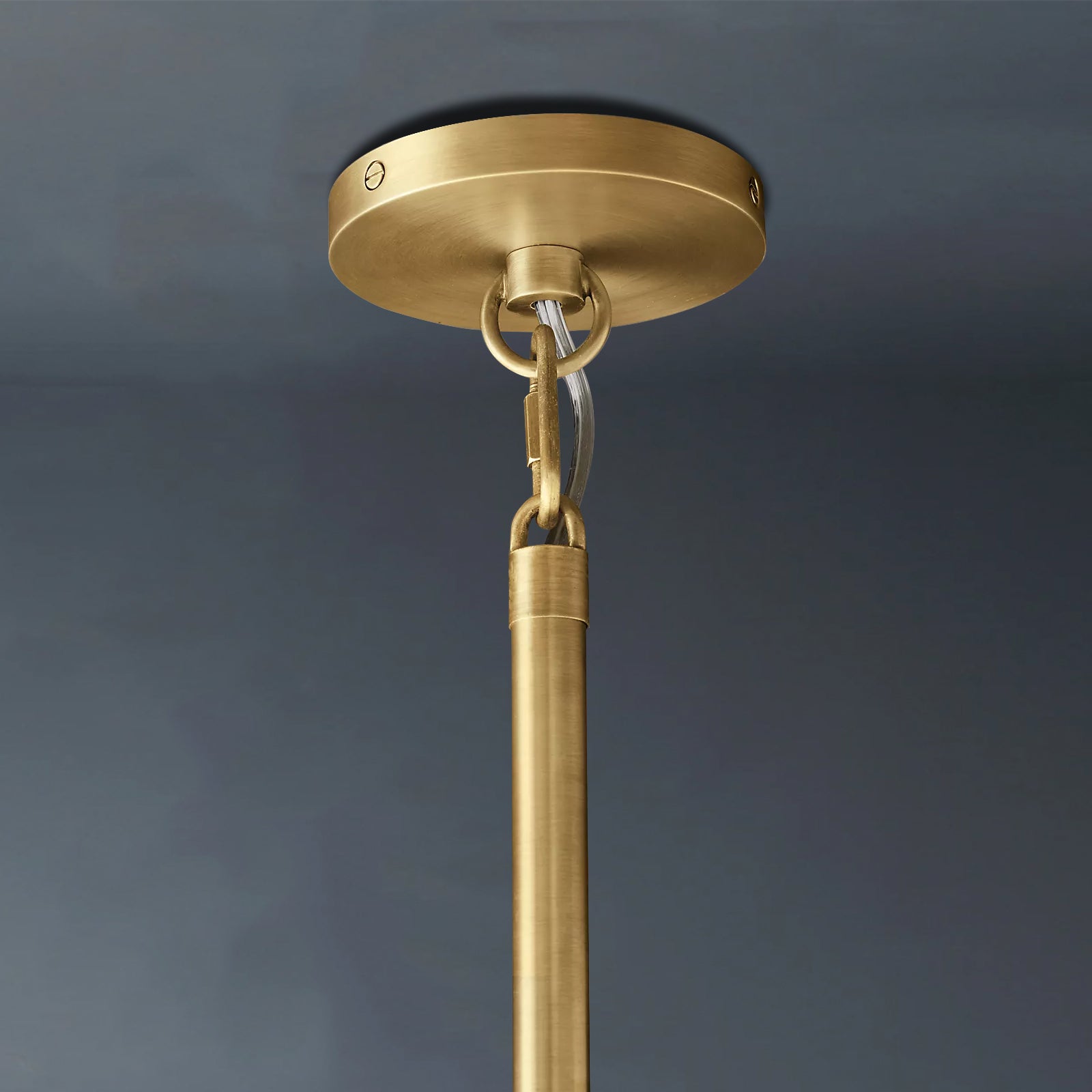 Boule De Crystal Ball Smoke Glass Round Chandelier 24"-konalight