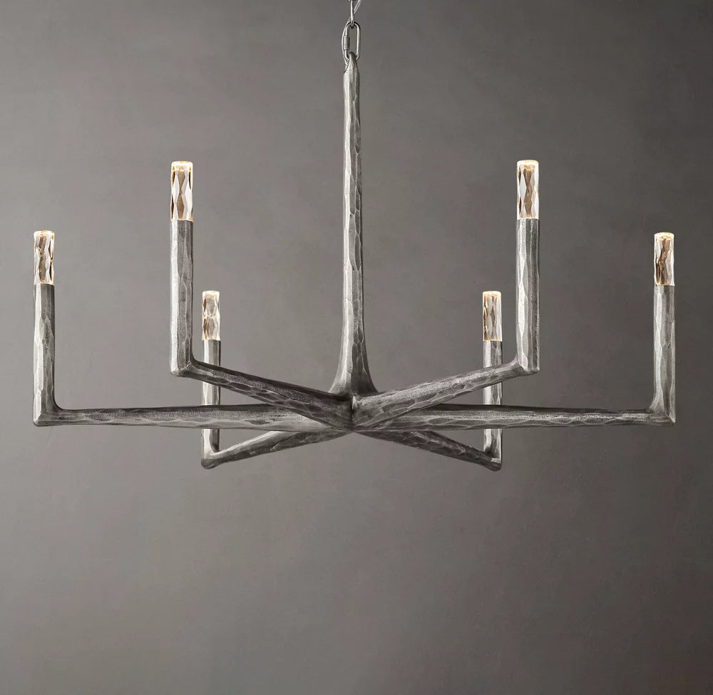 Thaddeus Round Chandelier 36" For Living Room-konalight