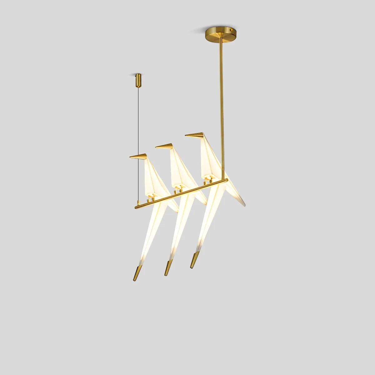 Eloer Paper Crane Bird Chandelier for Dining Room