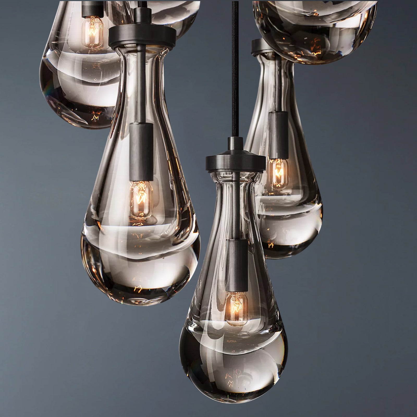 Raindrop Round Chandelier 18"-konalight