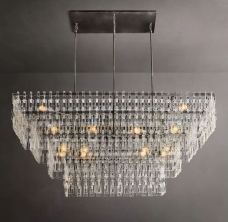 Marignan Tiered Rectangular Chandelier 60"-konalight