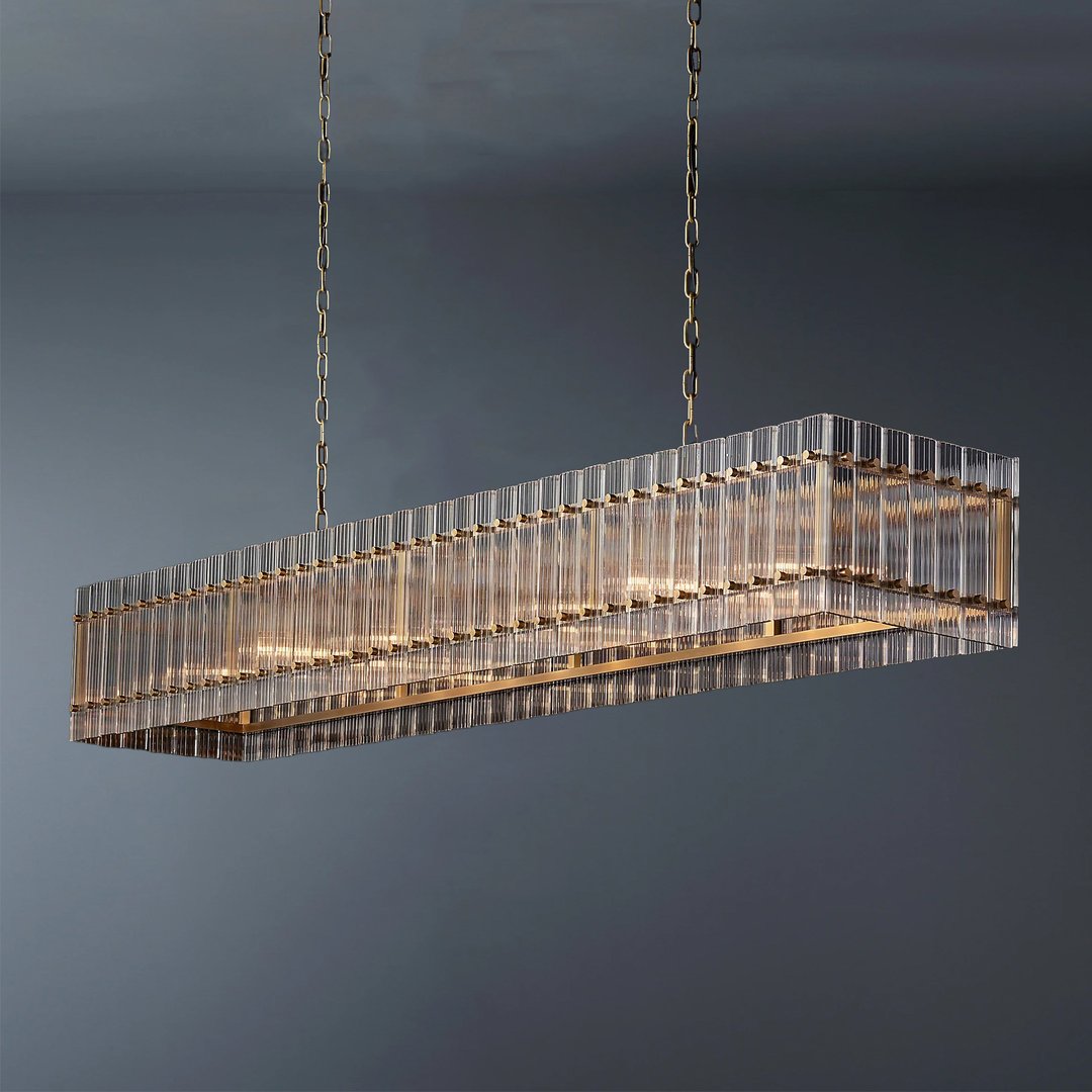 Modern San Marcol Cake Linear Luxury Chandelier 72"