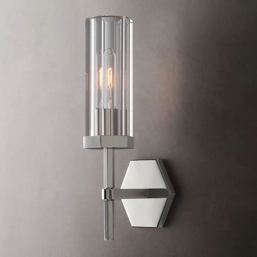 Bamcee Hexagonal Single Head Wall Sconce Modern Wall Lamp-konalight
