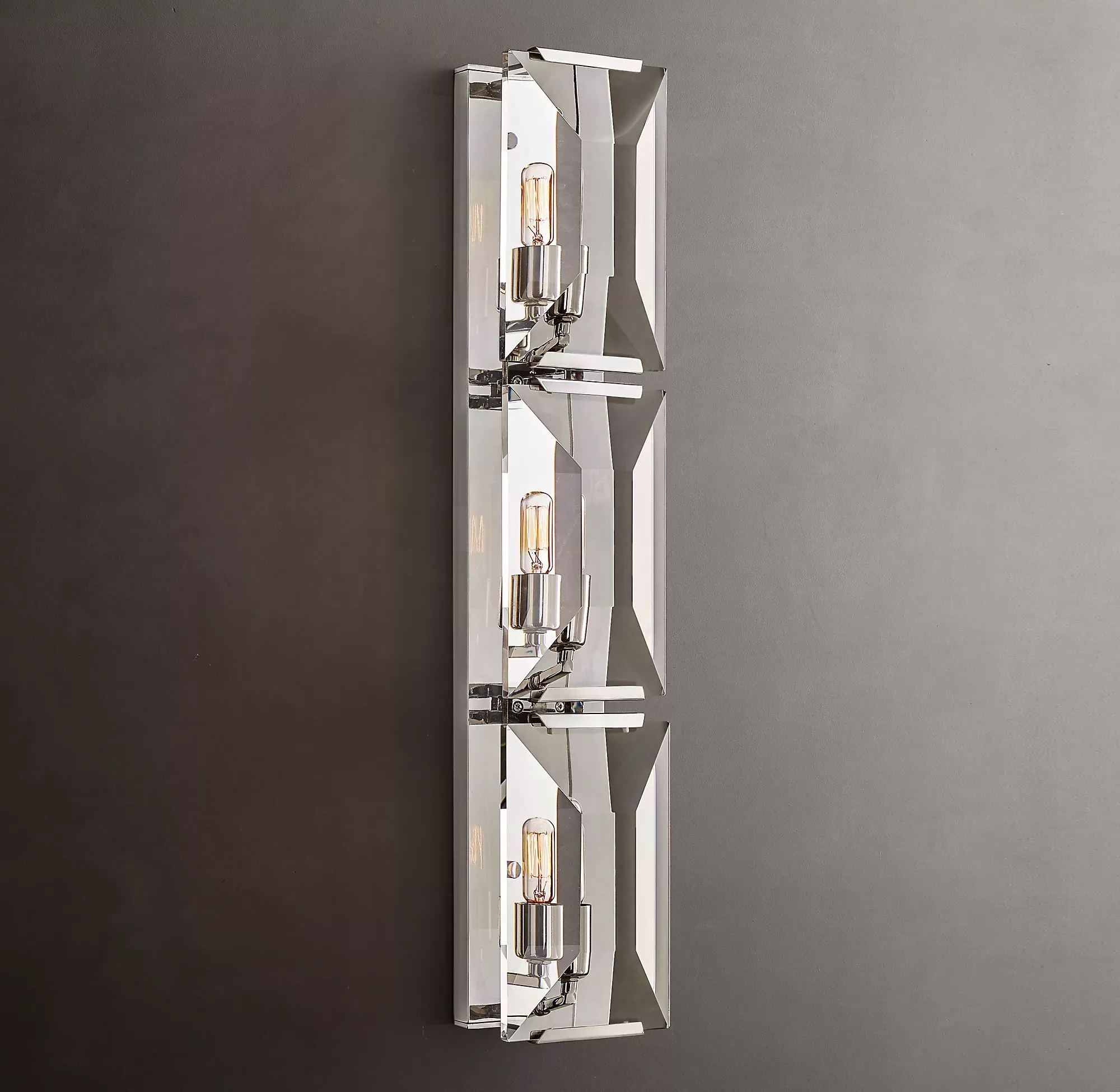 Harlow Crystal Triple Sconce-konalight