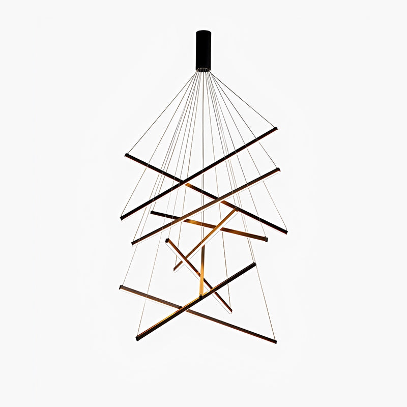 Eloer Custom Multi Light Sticks LED Chandelier