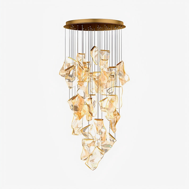 Eloer Light Luxury Art Large Chandelier for Living Room