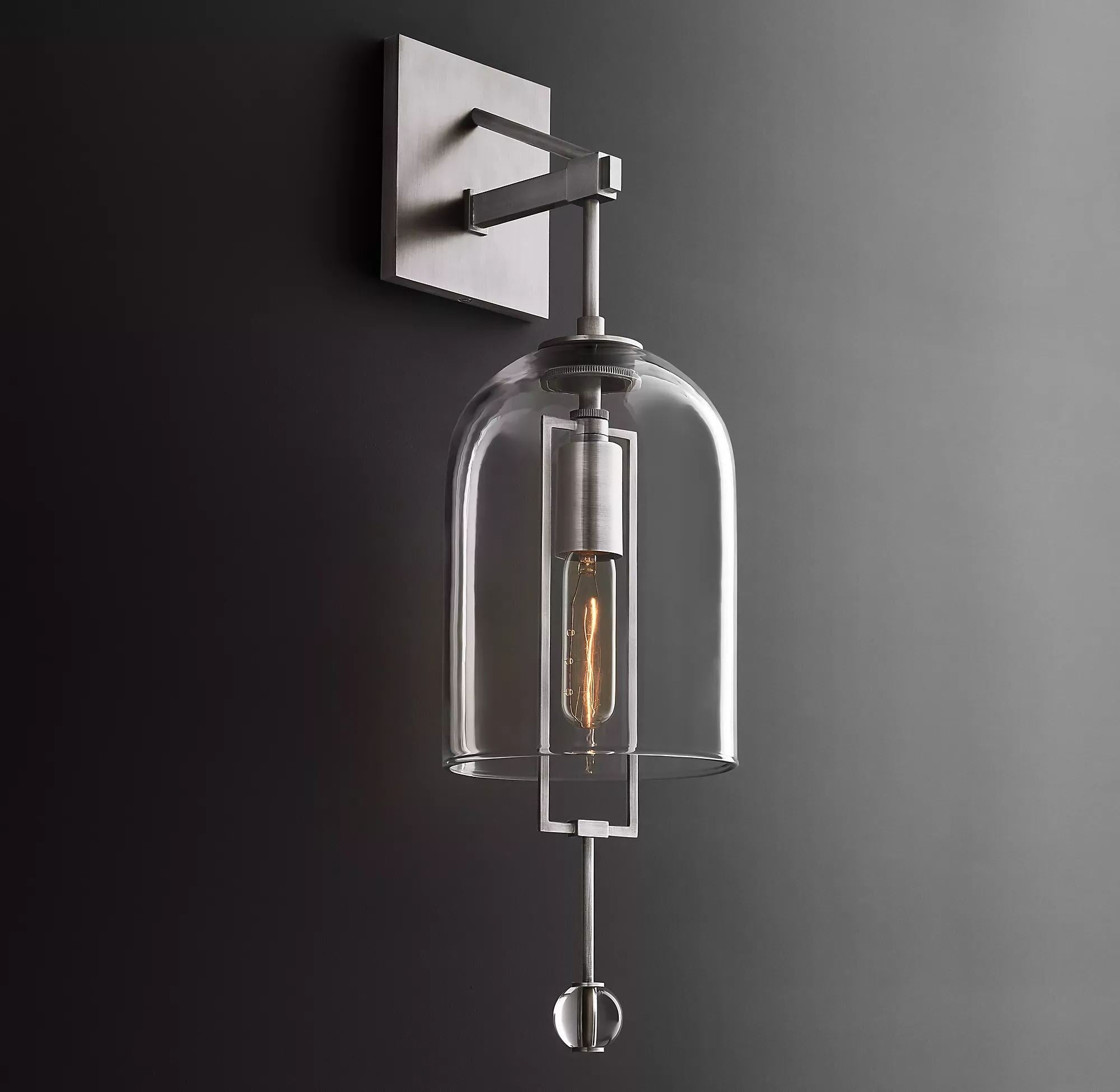 Fulcrum Glass Wall Sconce 24"