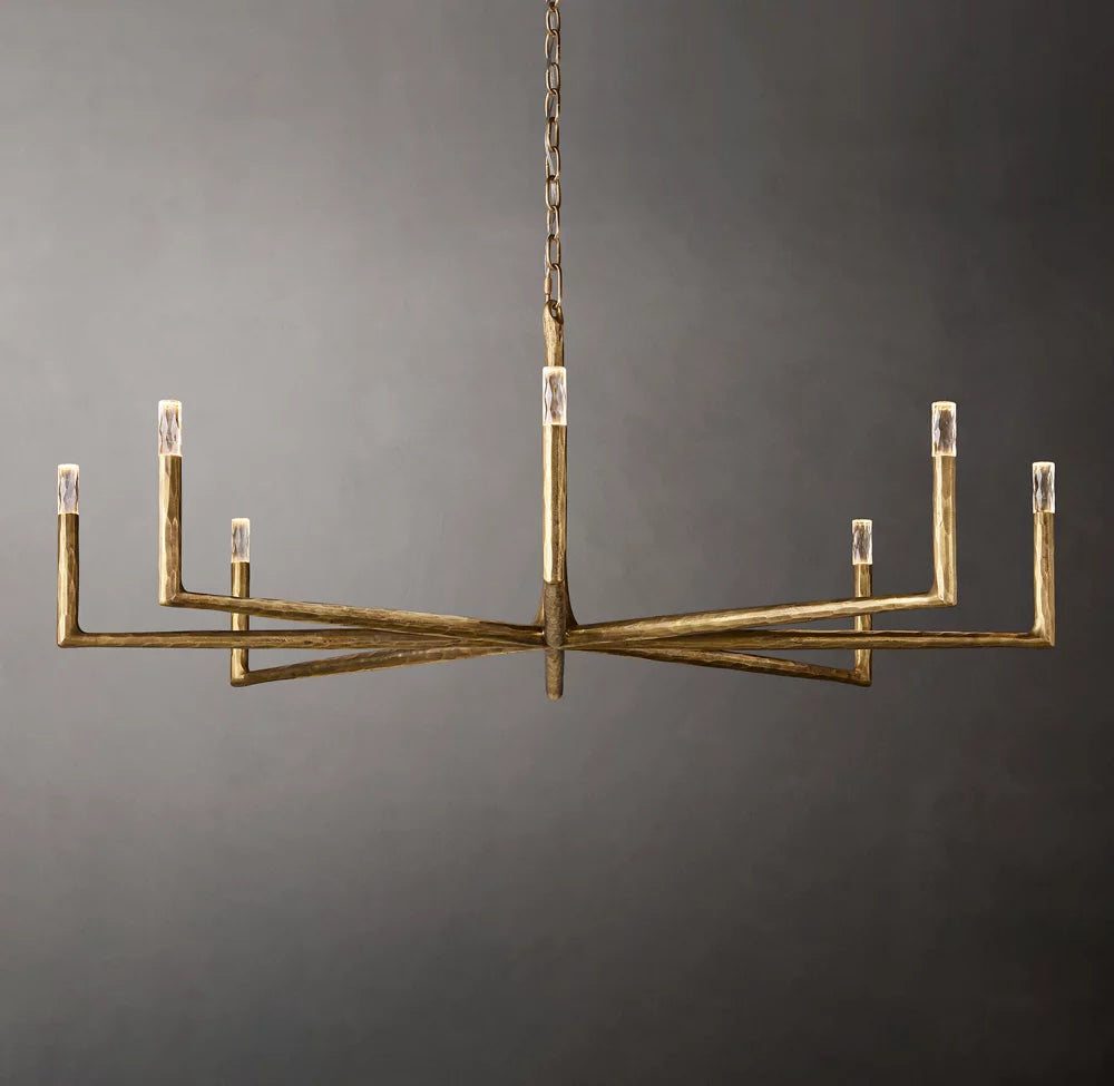 Thaddeus Round Chandelier 60" For Living Room-konalight