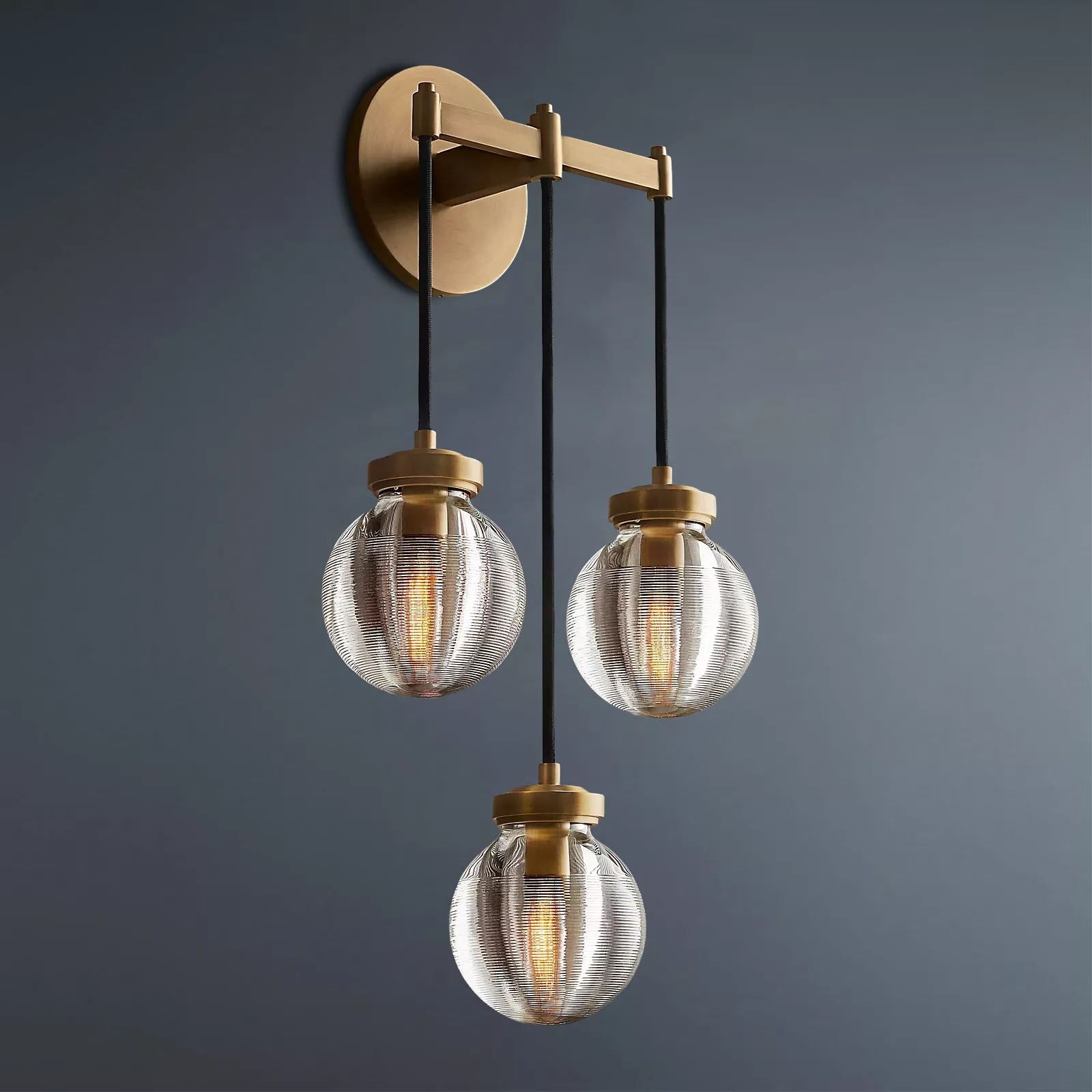 Pearl Triple Wall Sconces,Wall Lamps-konalight