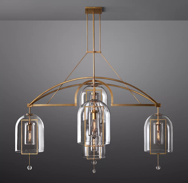 Fulcrum Round Chandelier 73" For Living Room-konalight