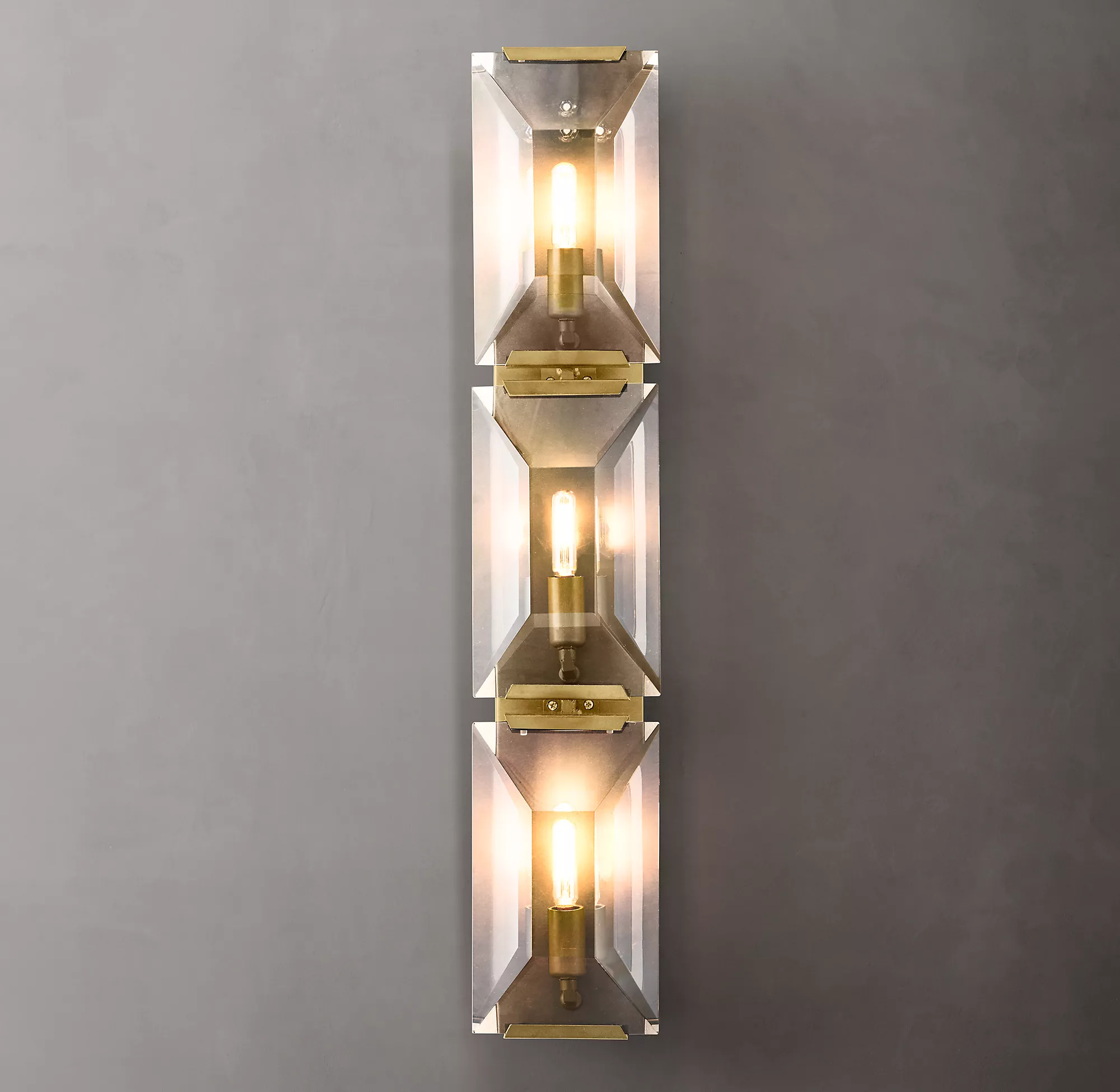 Harlow Crystal Triple Sconce-konalight