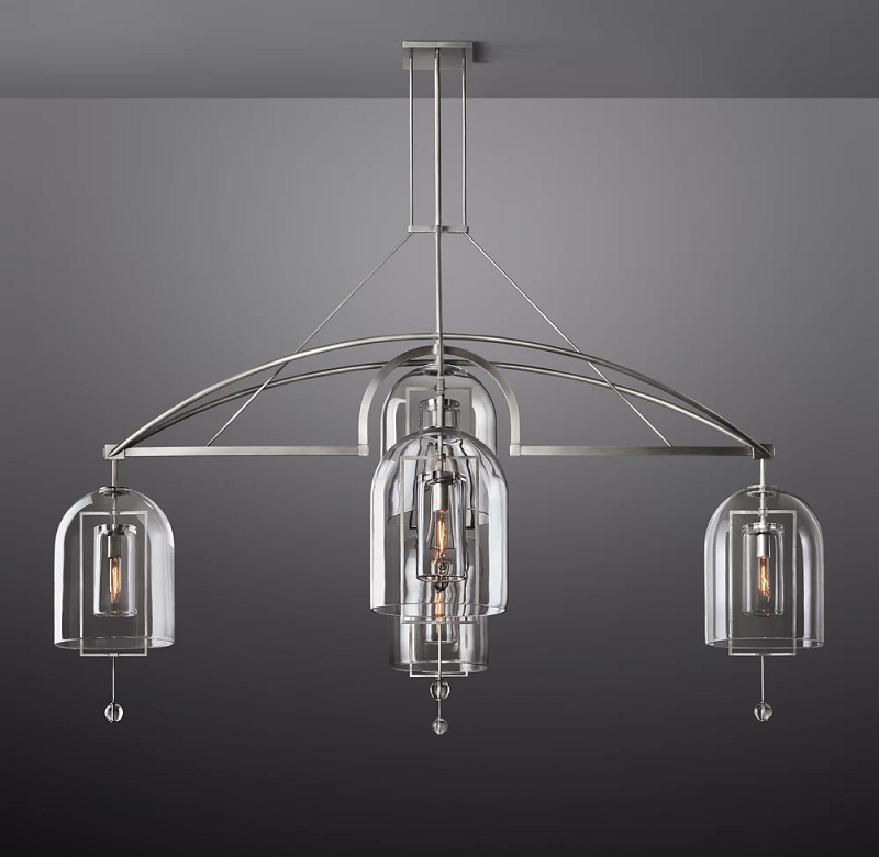 Fulcrum Round Chandelier 85" For Living Room