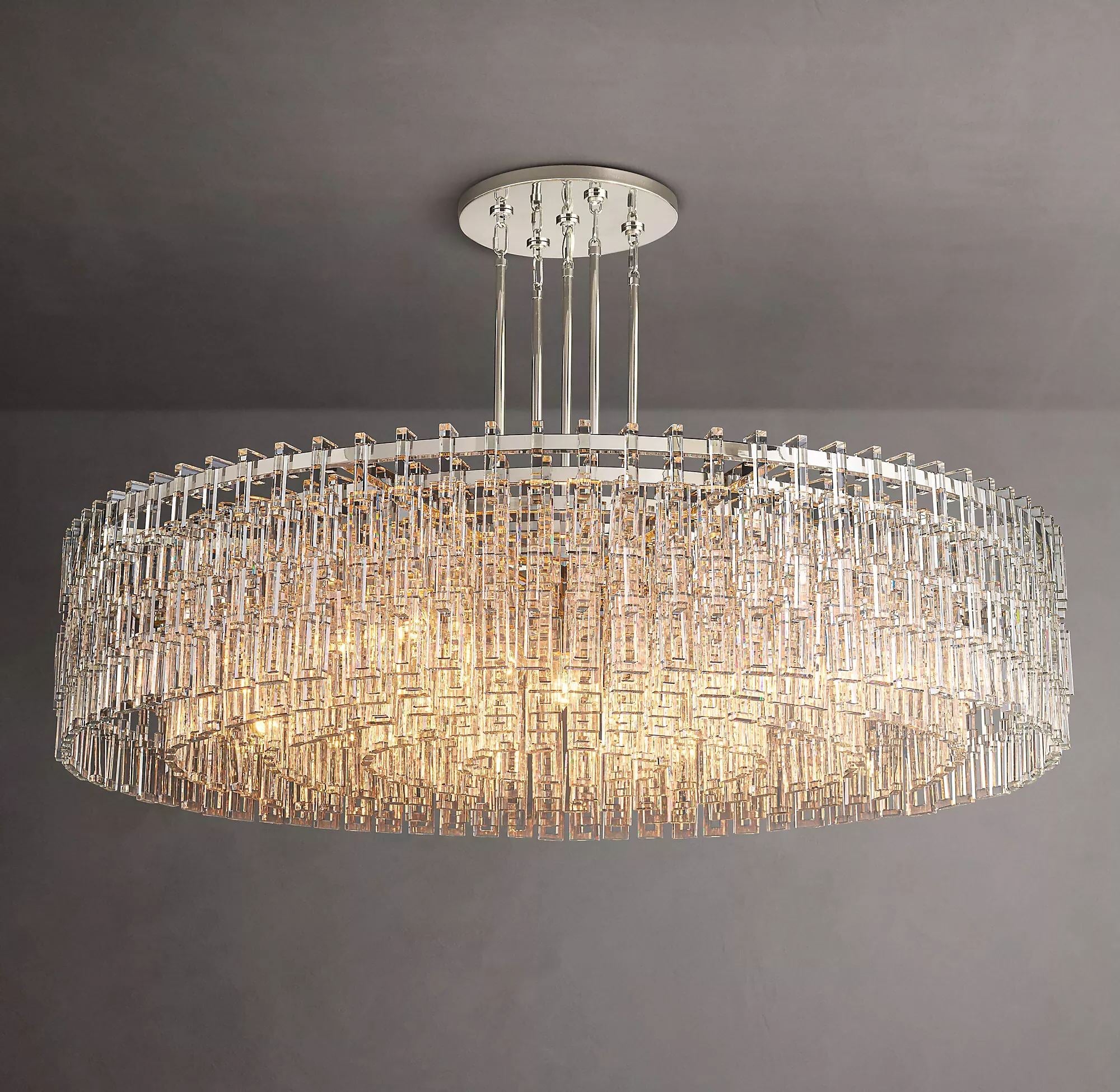 Marignan Round Chandelier 60"