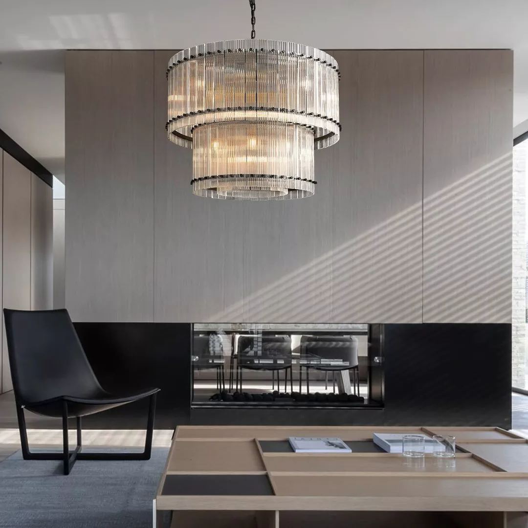 Modern San Marcol Cake Round Luxury Chandelier 37"-konalight