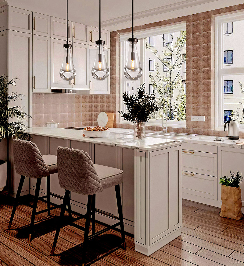 Raindrop Pendant light(Rod)-konalight