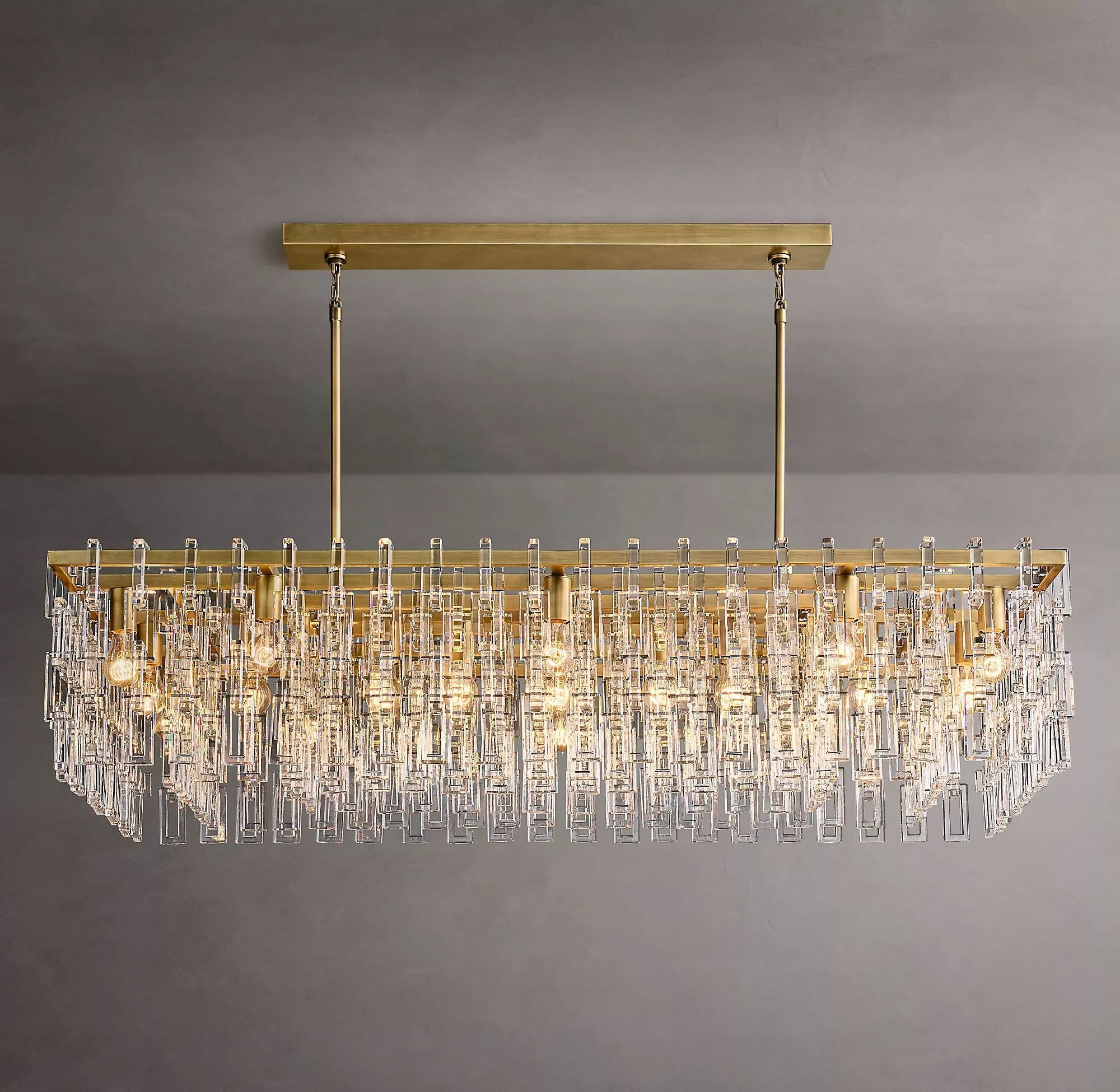 Marignan Rectangular Chandelier 60"