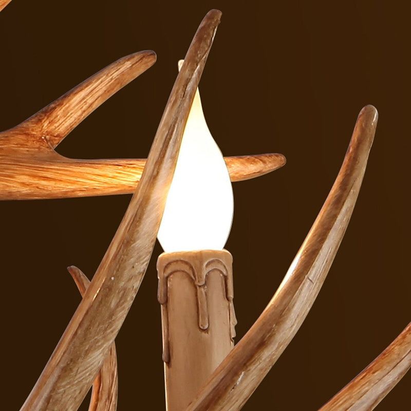 Eloer Antler Shape Resin Chandelier for Living Room
