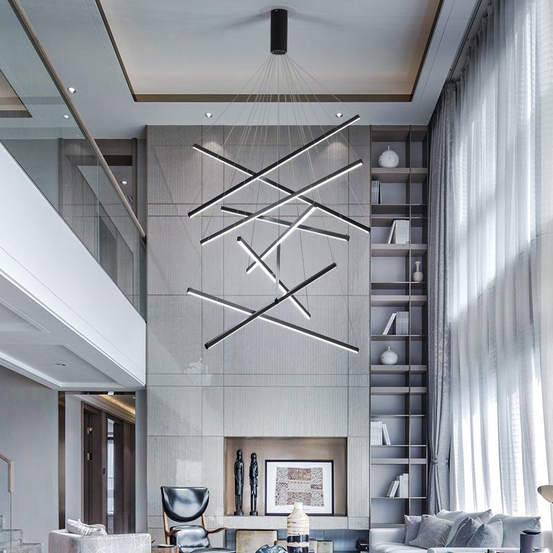 Eloer Custom Multi Light Sticks LED Chandelier
