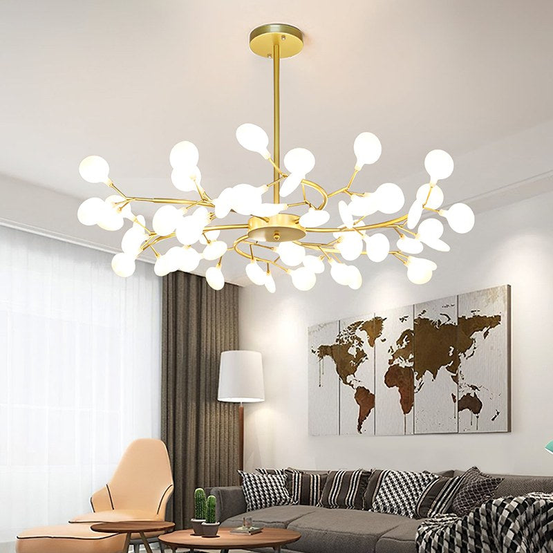 Eloer Firefly Sputnik LED Chandelier for Bedroom