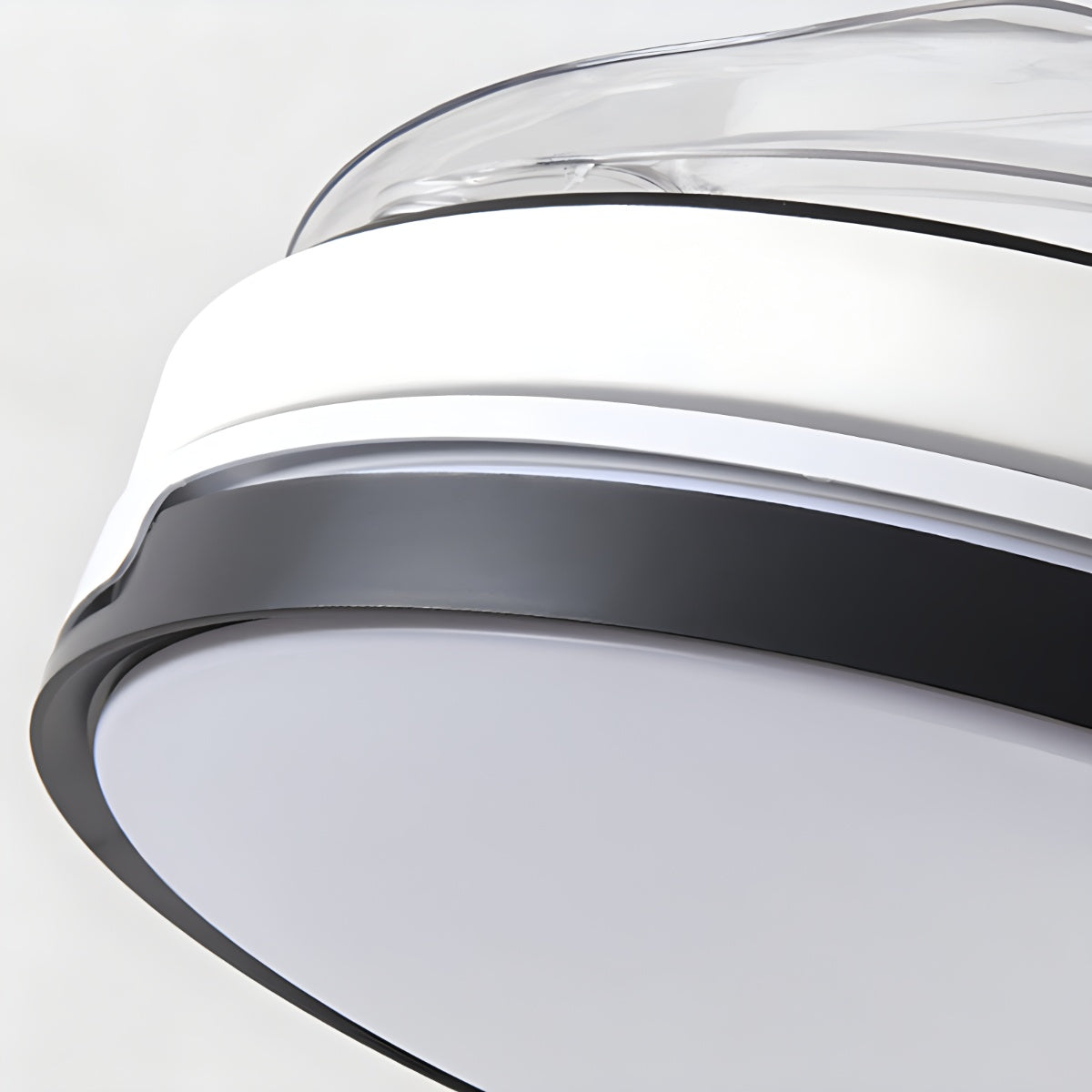 Eloer Remote Minimalist Hugger Ceiling Fan Light