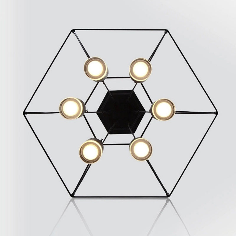 Eloer Wire Tiered Sculptural Chandelier
