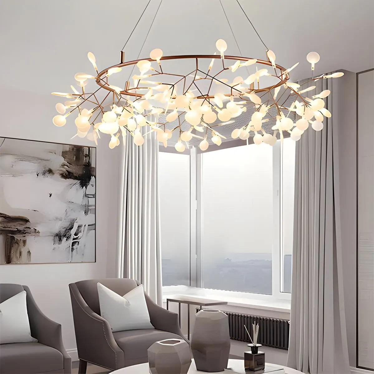 Eloer Branch Firefly Chandelier for Living Room