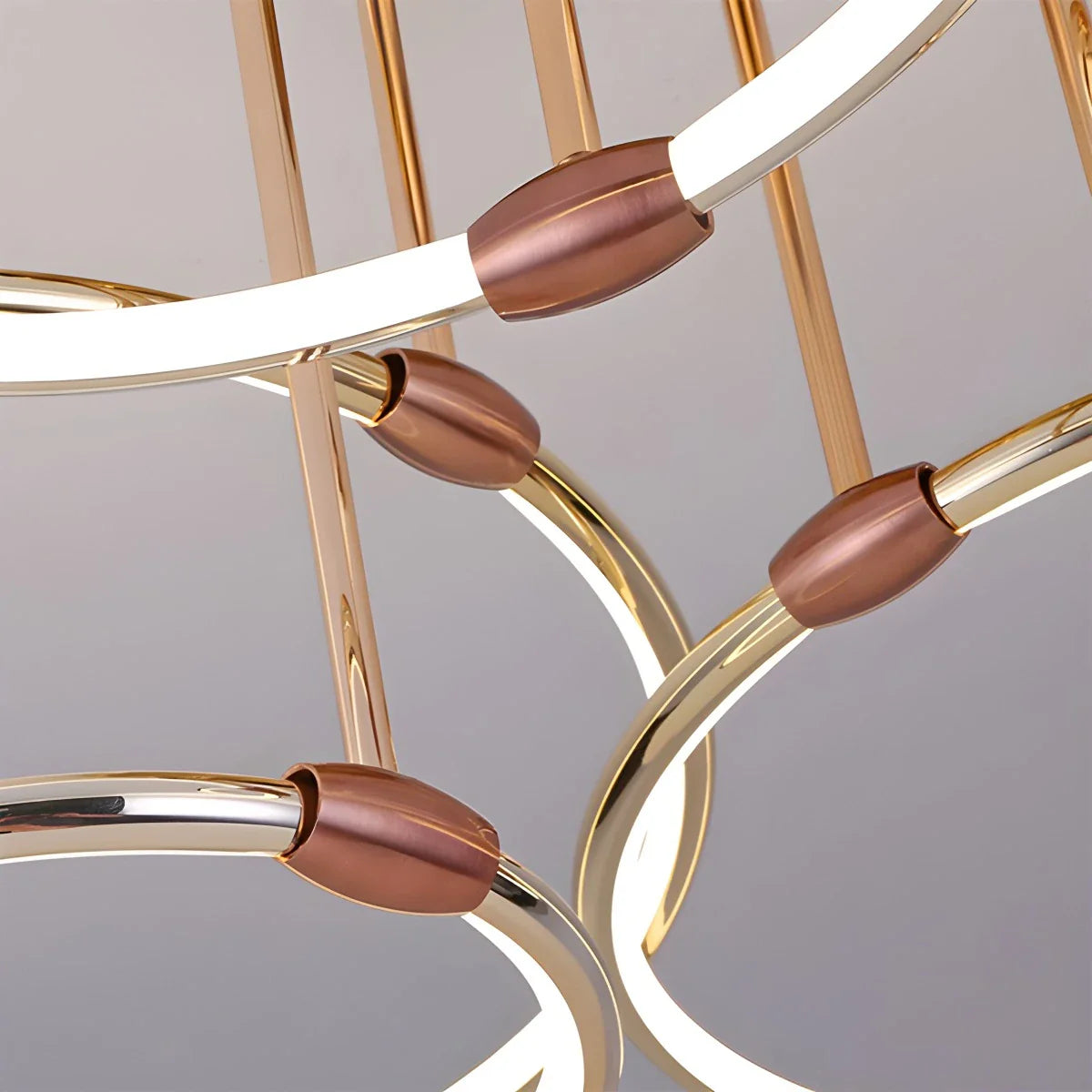 Eloer Metal Circular Chandelier Ceiling Lamp