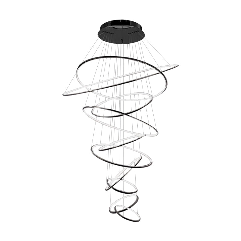 Eloer Large Tiered Ring Foyer Chandelier