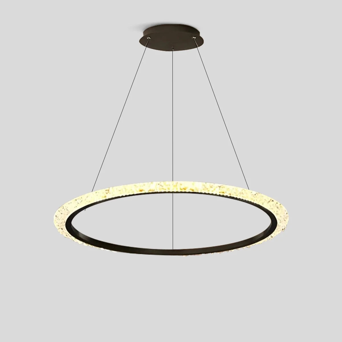 Eloer Light Luxury Ring Chandelier for Living Room