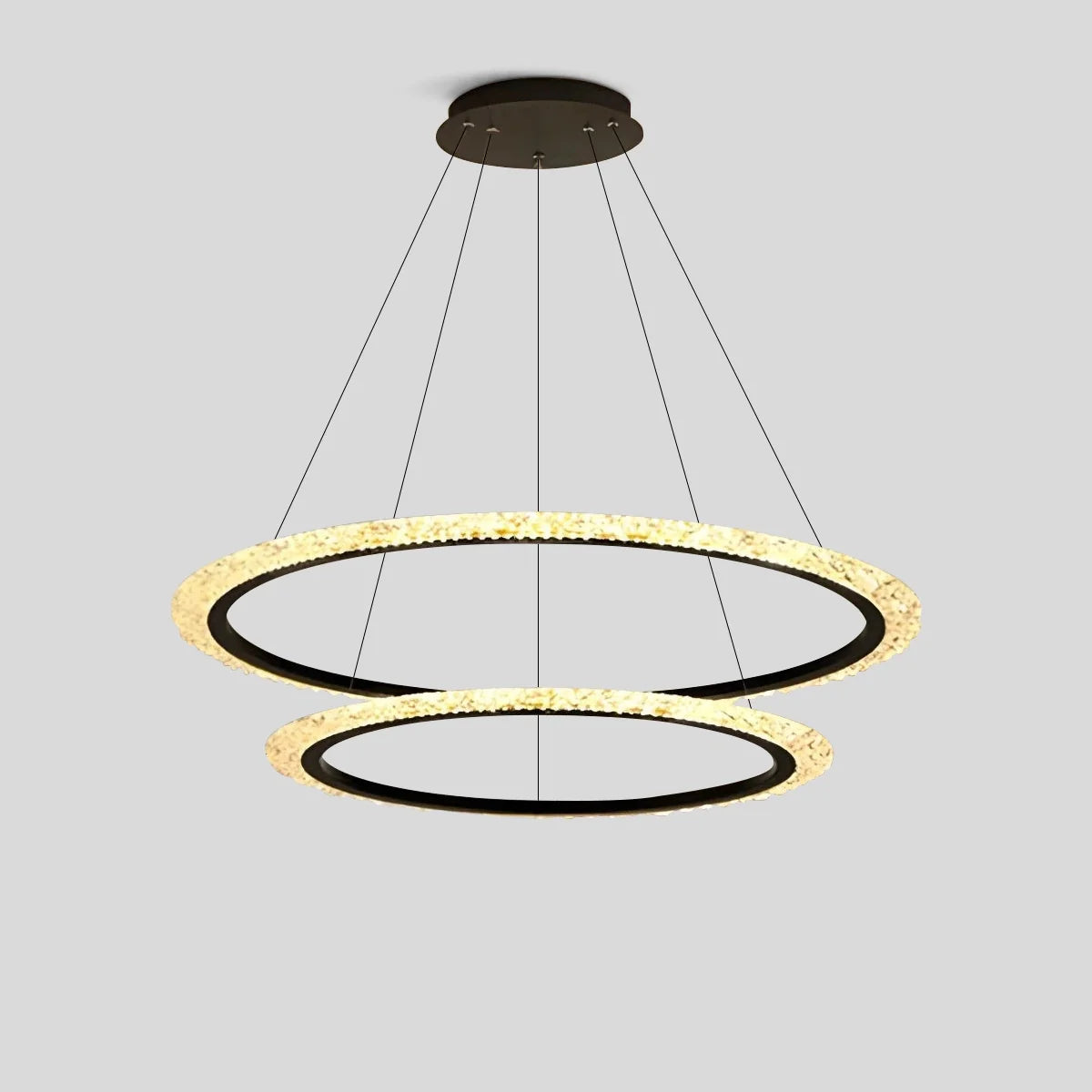 Eloer Light Luxury Ring Chandelier for Living Room
