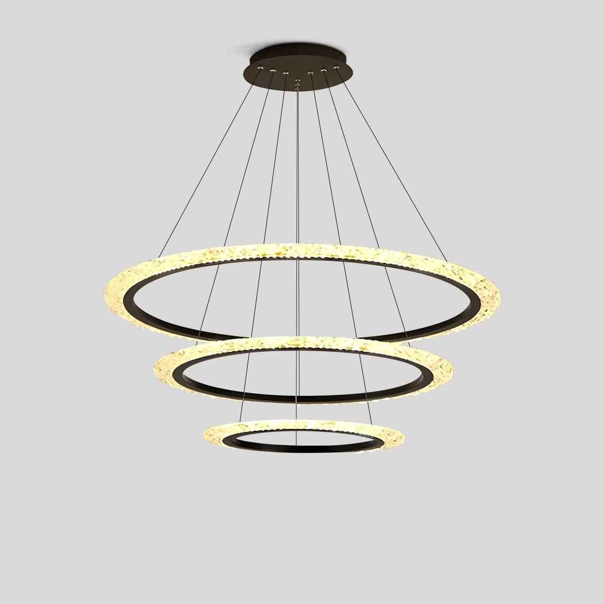 Eloer Light Luxury Ring Chandelier for Living Room