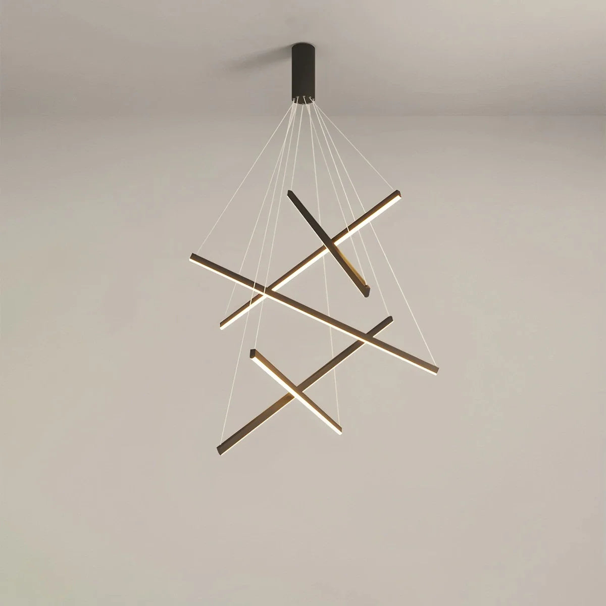 Eloer Custom Multi Light Sticks LED Chandelier