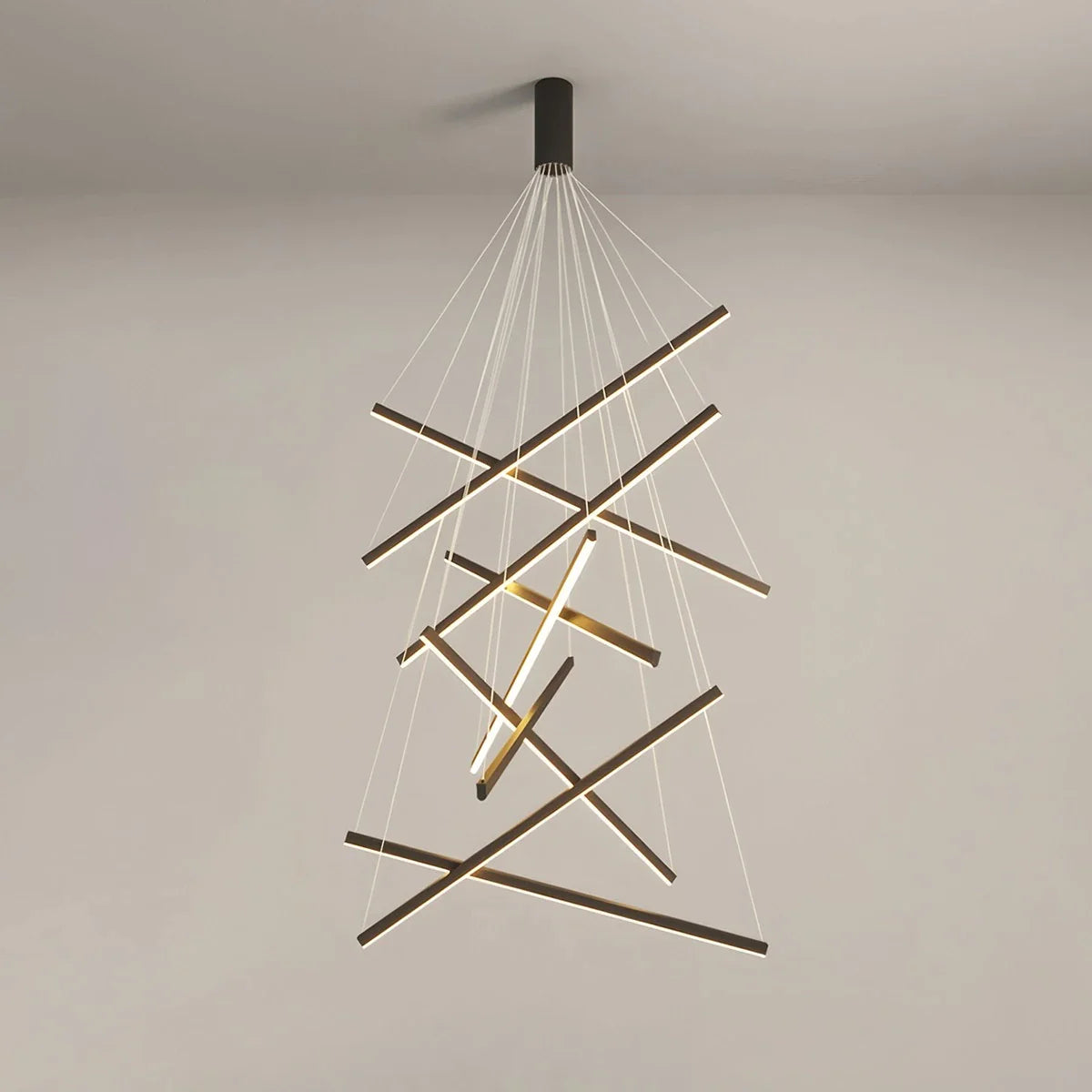 Eloer Custom Multi Light Sticks LED Chandelier