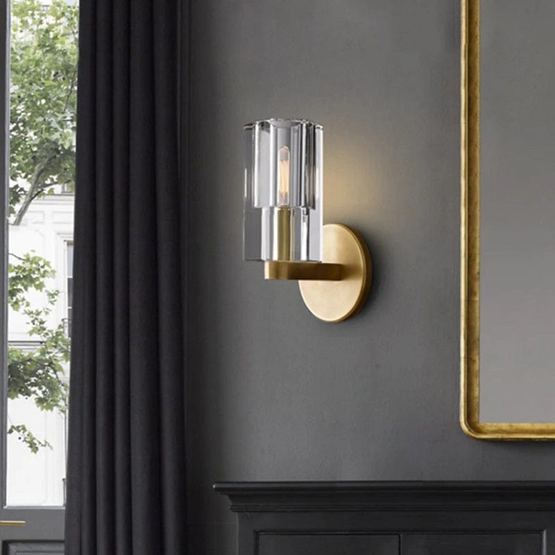 Arcachon Brass Wall Sconce-konalight