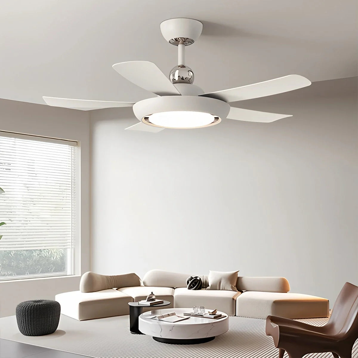 Eloer Silent Ceiling Fan with Light & Remote Control