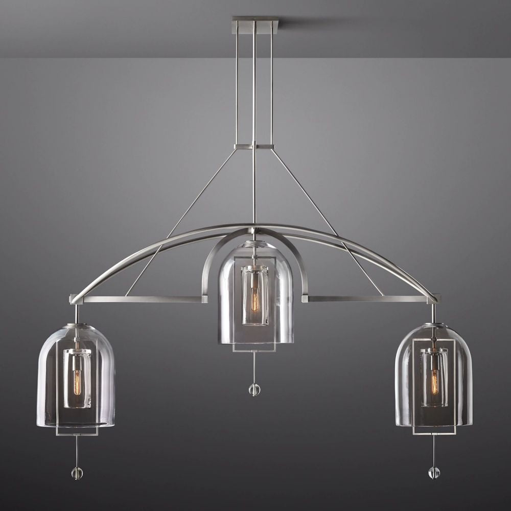 Fulcrum Linear Chandelier 73" For Living Room