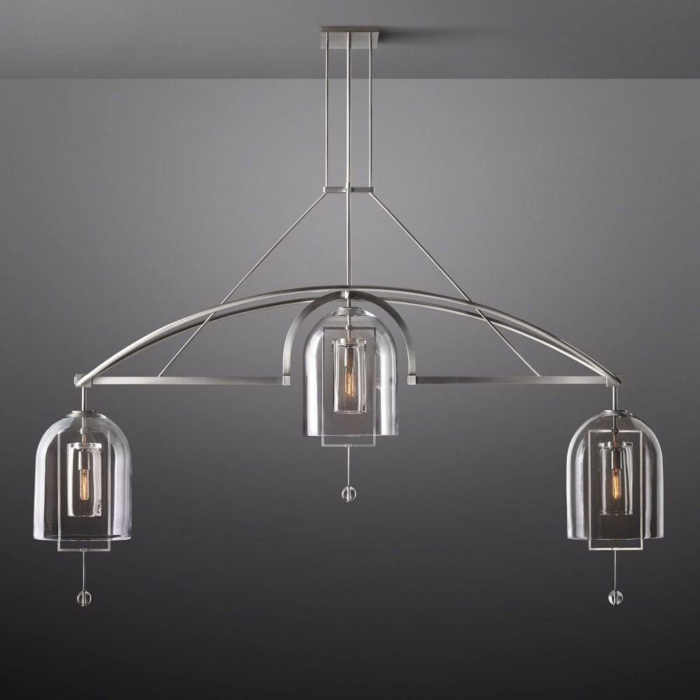 Fulcrum Linear Chandelier 85" For Living Room