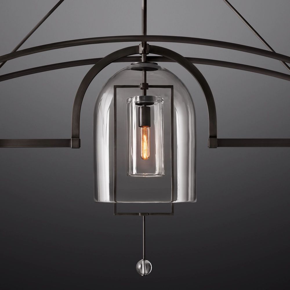 Fulcrum Linear Chandelier 85" For Living Room